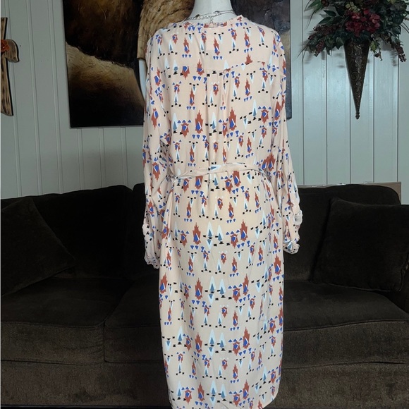 Dolan Left Coast Collection • Cream/Beige • X-Large • Aztec Design • Dress - Picture 14 of 16